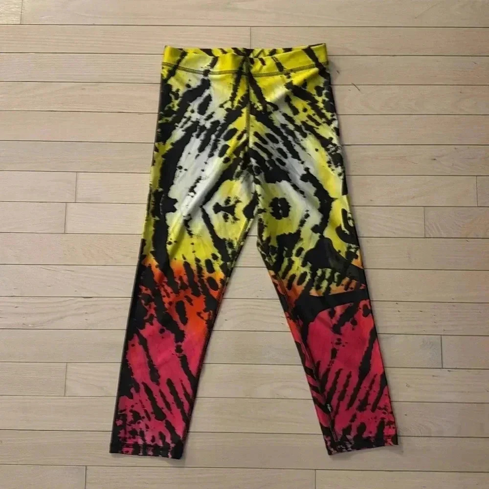 SOULCYCLE Zara Terez Pants Explosion Fitted Fitness Tights Size Large